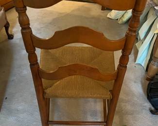 1980s ladder back chair (2)