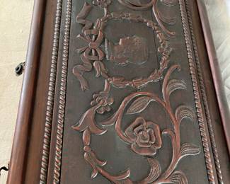 Antique carved chest