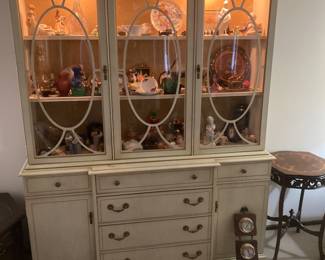 China cabinet with light