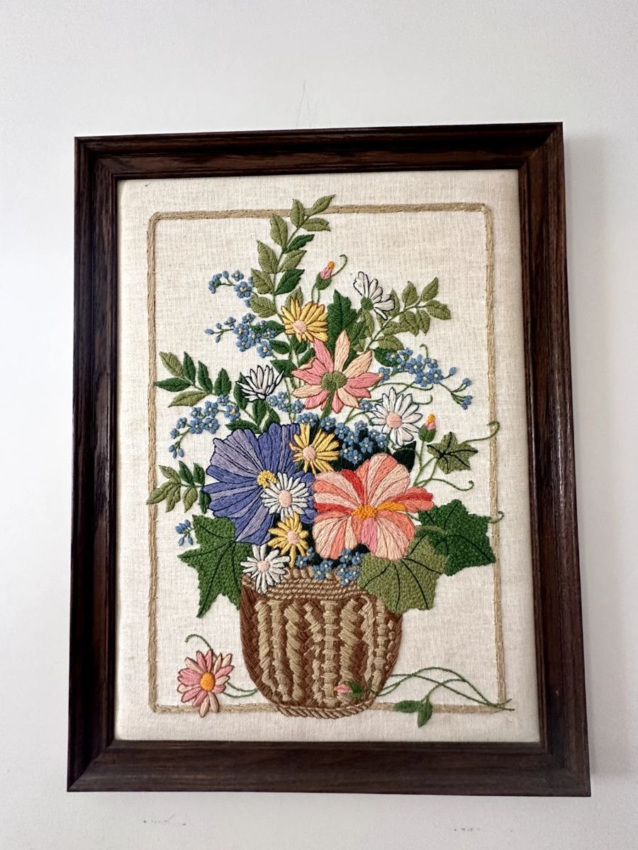 Handmade Crewel Artwork