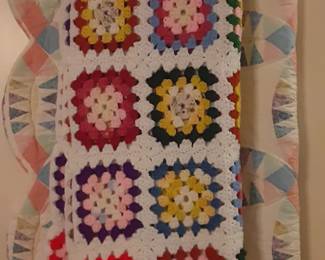 Afghan and Quilt