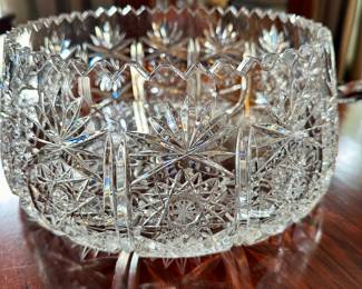BRILLIANT CUT CRYSTAL BOWL