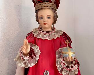 INFANT OF PRAGUE GIFTED TO FAMILY BY THE SISTERS OF CHARITY