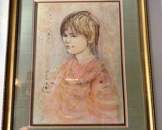 EDNA HIBEL SIGNED LITHOGRAPH