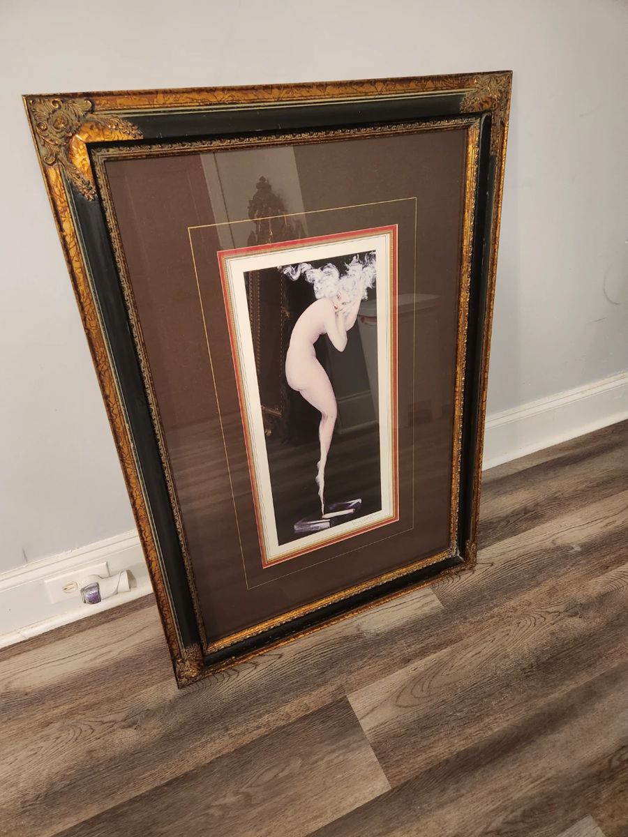 LOUIS ICART PAINTING-ILLUSION