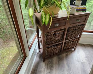 BTerrell Kitchen Console with storage baskets