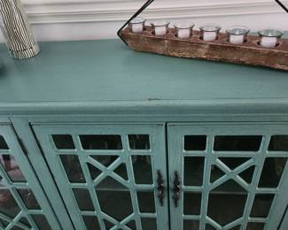 LARGE WOODEN CONSOLE