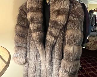 SILVER FOX COAT