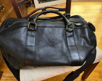 POLO LEATHER DUFFLE BAG
