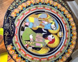 4 ROSENTHAL BJORN WINBLAD CHRISTMAS PLATES, 1973-1975