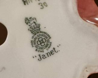 Royal Doulton "Janet" Figurine. Photo 2 of 2.