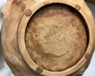 Glazed Ceramic Turkey Platter by Dee Decker. Photo 2 of 2.