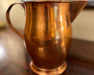 Copper Pitcher. Photo 1 of 2.