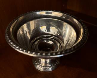 Sterling Silver Footed Bowl. Photo 2 of 2.