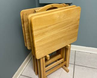 TV Tray Set.