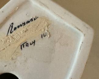 Giovanni Ronzan Glazed Porcelain Praying Madonna. Photo 2 of 2.