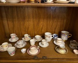 Assorted Demitasse & Tea Cups. Photo 1 of 12.