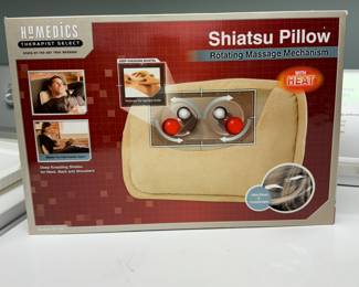 Shiatsu Pillow New In Box.