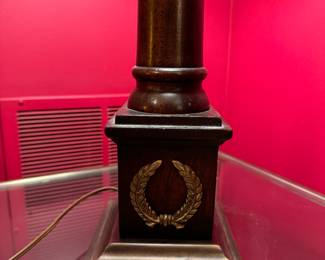 Faux Kerosene Oil Column Table Lamp. Photo 2 of 2.