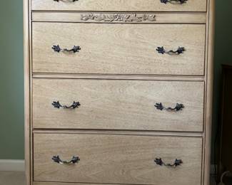 Vintage 5-Drawer Chest of Drawers. Photo 1 of 3.