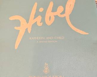 Edna Hibel "Kathleen & Child" Collector Plate. Photo 2 of 2.