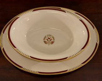 Pickard Malmo Serving Bowl & Platter - 3 Available. Photo 1 of 4.