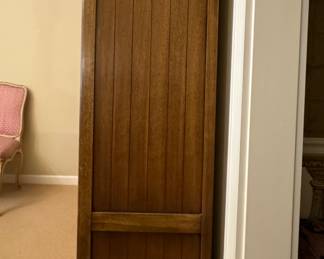 Pair of Cabinets with Interior Shelving and Storage Cabinet - Mesh Wire Doors. Each Measures 34" W x 16" D x 76" H. Great as Is But Ask Us For Custom Painting ReSources! Photo 2 of 2.