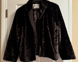 St. John Faux Fur Bomber. Size S. Photo 1 of 2.