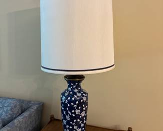 Pair of Chinoiserie Table Lamps. Each Measured 42" H. Photo 1 of 2.
