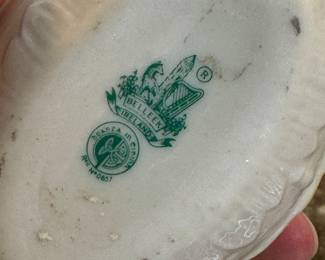 Vintage Belleek Swan Creamer. Photo 2 of 2.