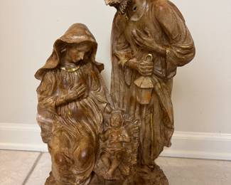 Mary, Joseph & Baby Jesus.