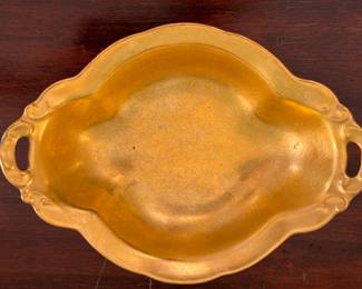 Pickard 24K Gold Rose & Daisy Small Bowl. Photo 1 of 2.