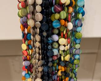 Bead Necklaces Sourced from Peachtree Place.