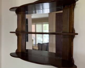 Three-Shelf Wall-Mount Shelf. Measures 29" W x 23" H x 7.5" D. Photo 2 of 3.