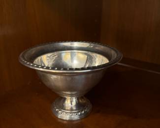 Sterling Silver Footed Bowl. Photo 1 of 2.