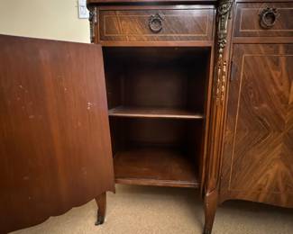 Vintage Robert Irwin Sideboard with Brass Pulls. Measures 72" W x 21" D x 36" H. Photo 6 of 7.