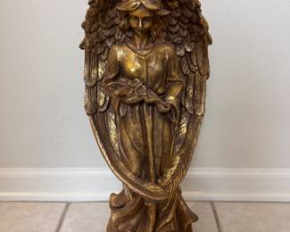 Gilt Angel Statue.