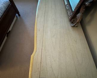 Vintage Century French Provincial Sideboard / Bureau. Measures 73" W x 19" d x 32" H. Photo 4 of 5.