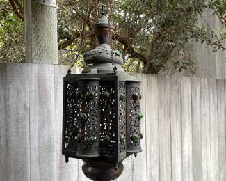 morocccan candle hanging lamps