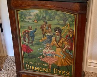 1 of 4 Antique Diamond Dyes Cabinet