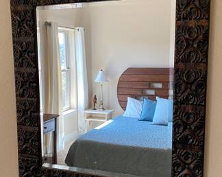 Bevels Glass Frame Wall mirror.