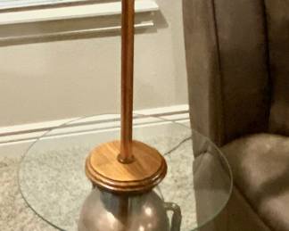 Rare Pearse Fire Extinguisher Floor table lamp. Rescued from The Pearse Estate that caught fire.