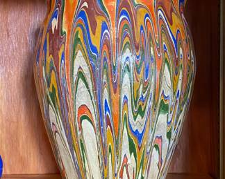SUPER Colors on this fine Ozark Pottery Vase.