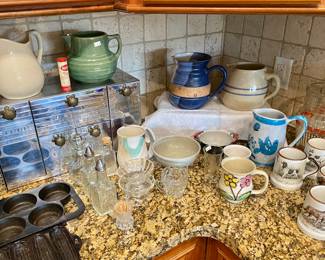 Vintage Mid Century Modern Chrome Canister