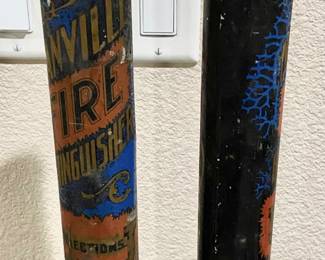 Pair of Scarce Fire Extinguishers