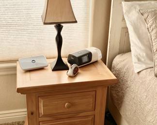 One of 2 matching nightstands that are offered separate from bed set. You'll see this set matches well with the White set.