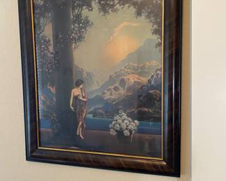 Excellent Antique Art Nouveau Print.