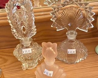 Excellent vintage perfume bottles