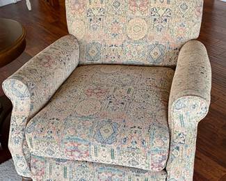 Newer Quilt style fabric reclining chair.