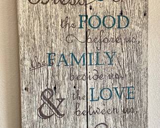 ALL ORIGINAL WOOD fairly heavy custom home made Christian Home Decor.